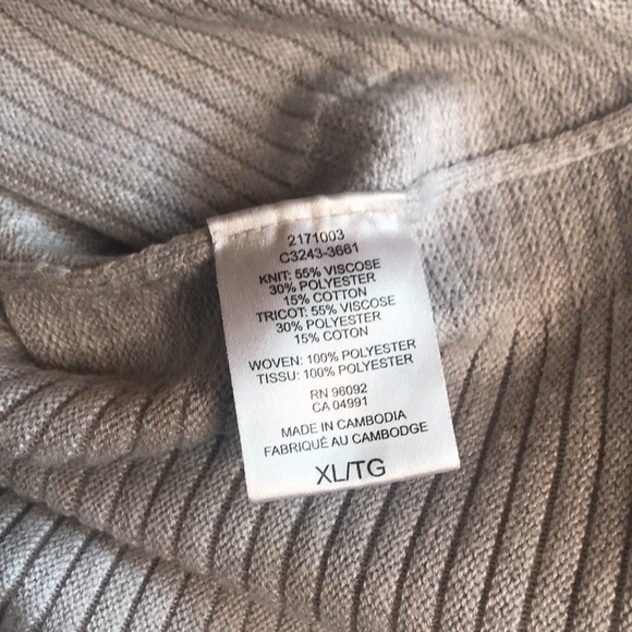 Ribbed Grey Sweater - Picture 5 of 11